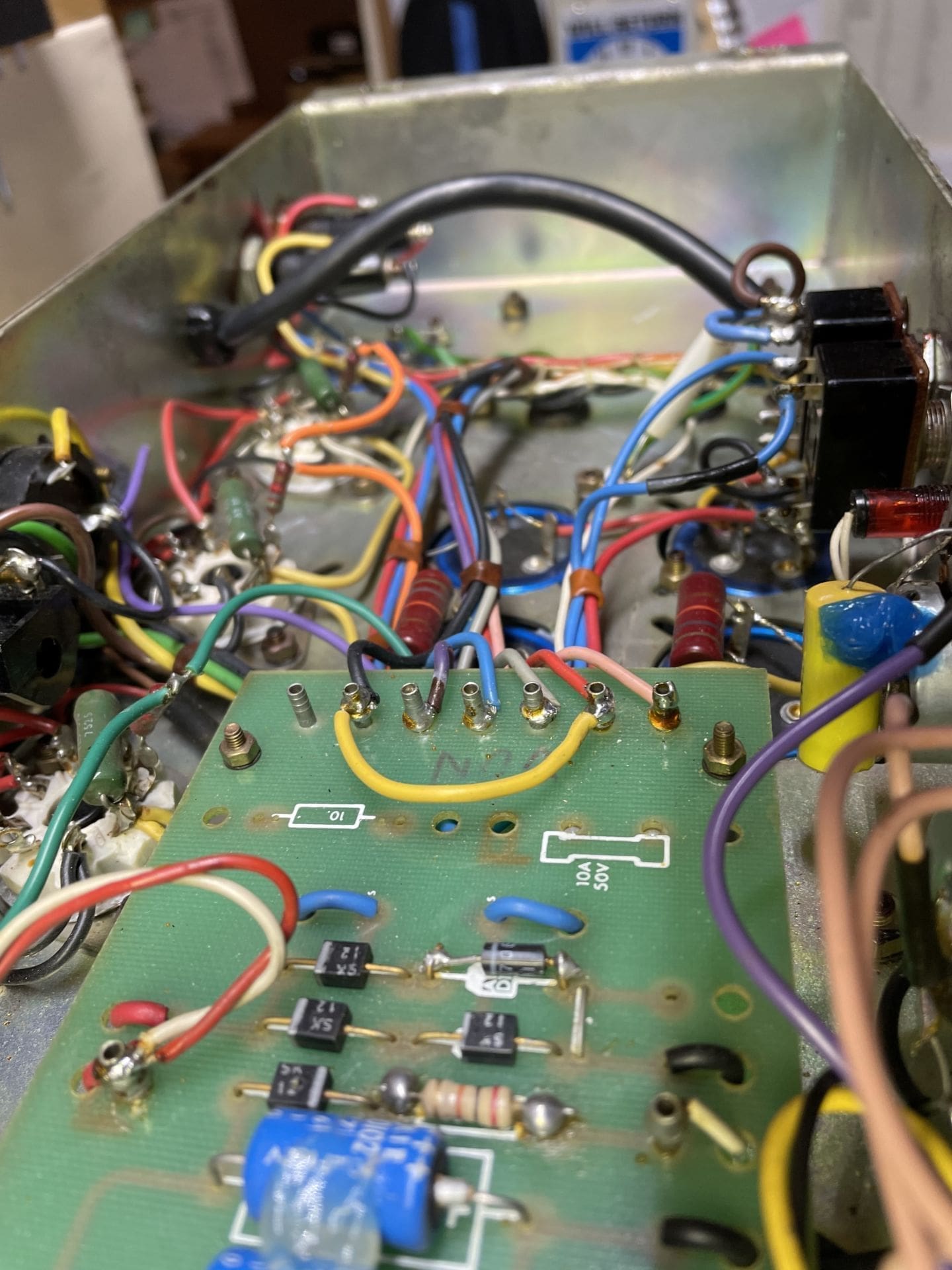 Marshall 1976 MKII Super Lead 100 Amplifier Head - in Black Tolex & All Original! - Image 11