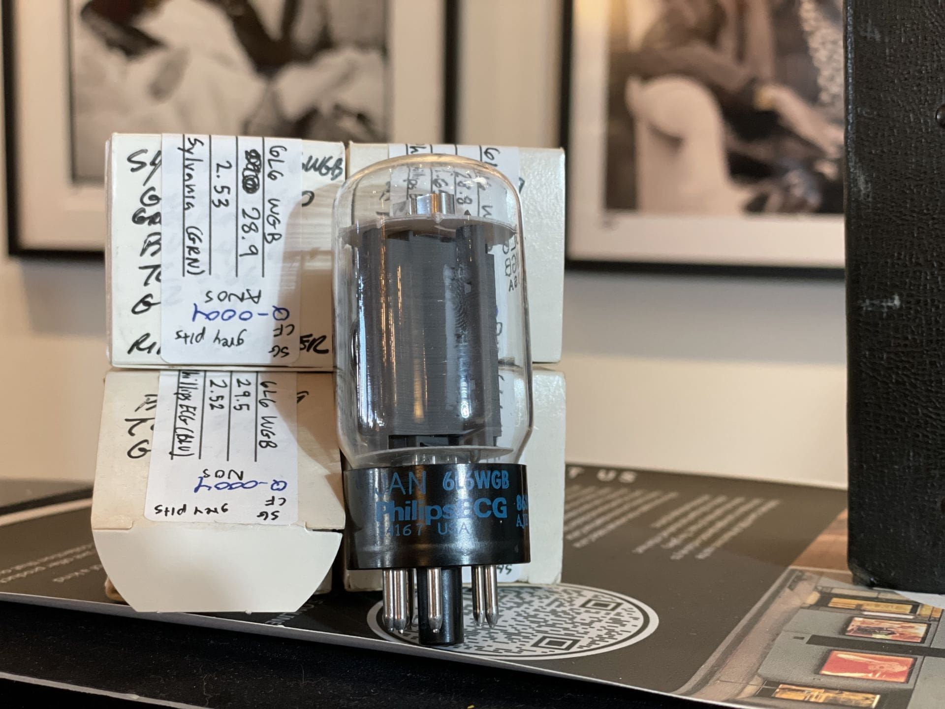 Philips 6L6GB Matched Quad 60’s Era - 6LQ-0004-Vintage Tubes Fully tested and rated by our team