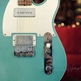 Mario Martin Model T Beast-  Double Bound Electric Guitar – Sherwood Green Finish & Paulownia Body! Light Relic!
