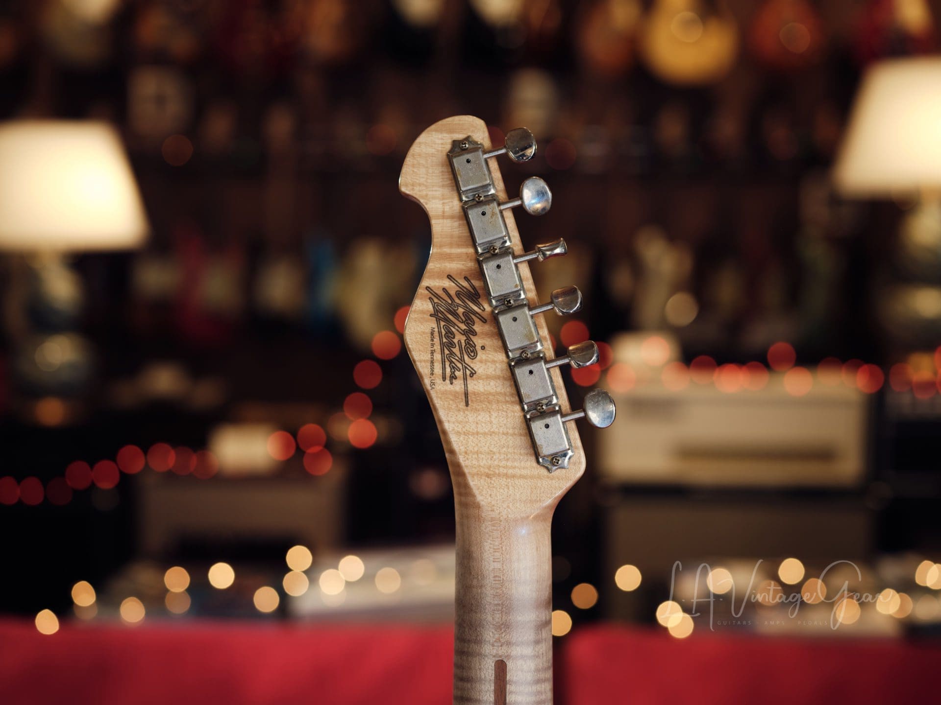 Mario Martin Model T Beast- Double Bound Electric Guitar - Candy Apple Red Finish & Paulownia Body! Light Relic! - Image 13