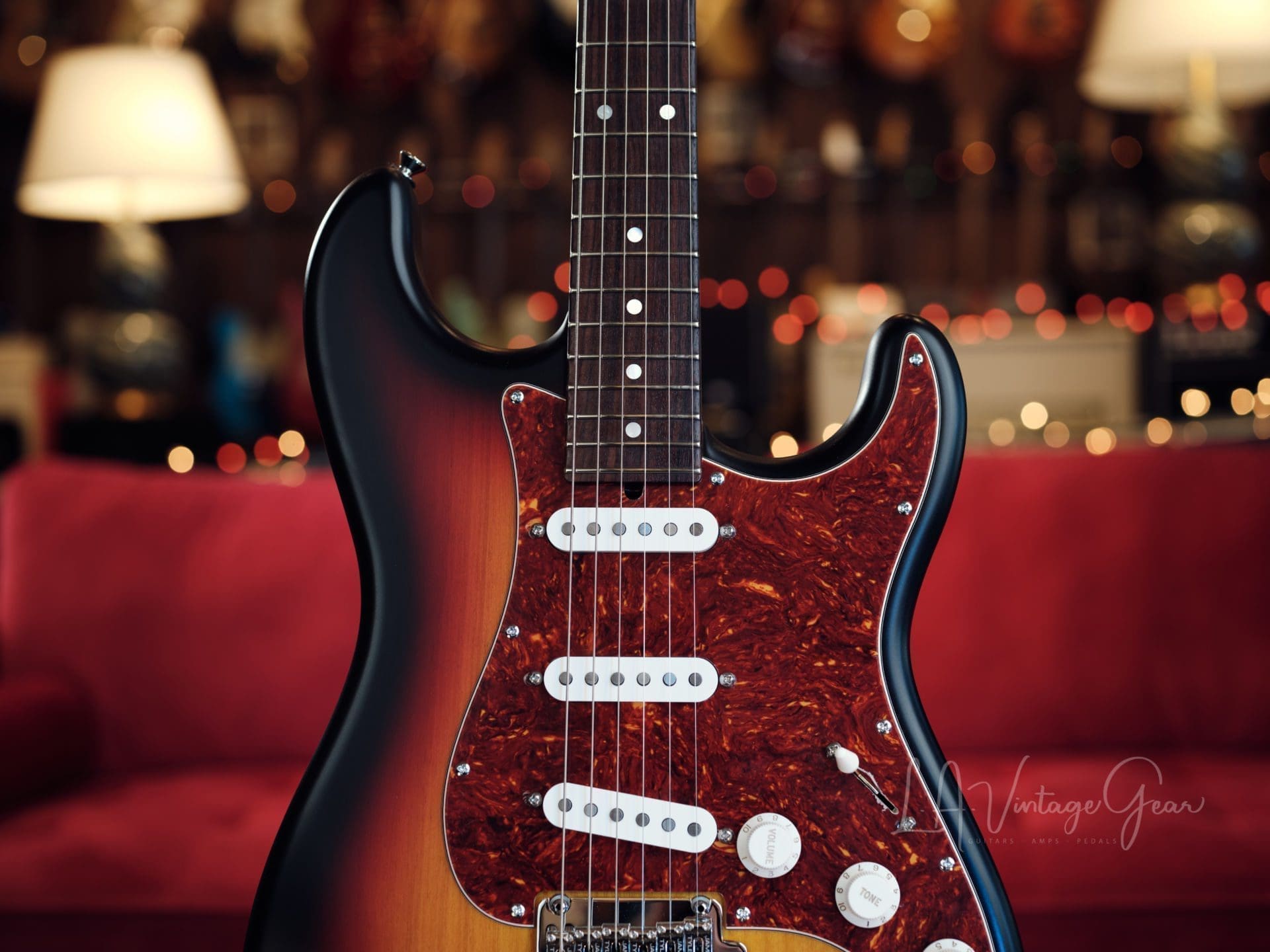 James Tyler ' Classic ' S-Style Electric Guitar - Semi Gloss Sunburst Finish - Brand New Build - Image 6