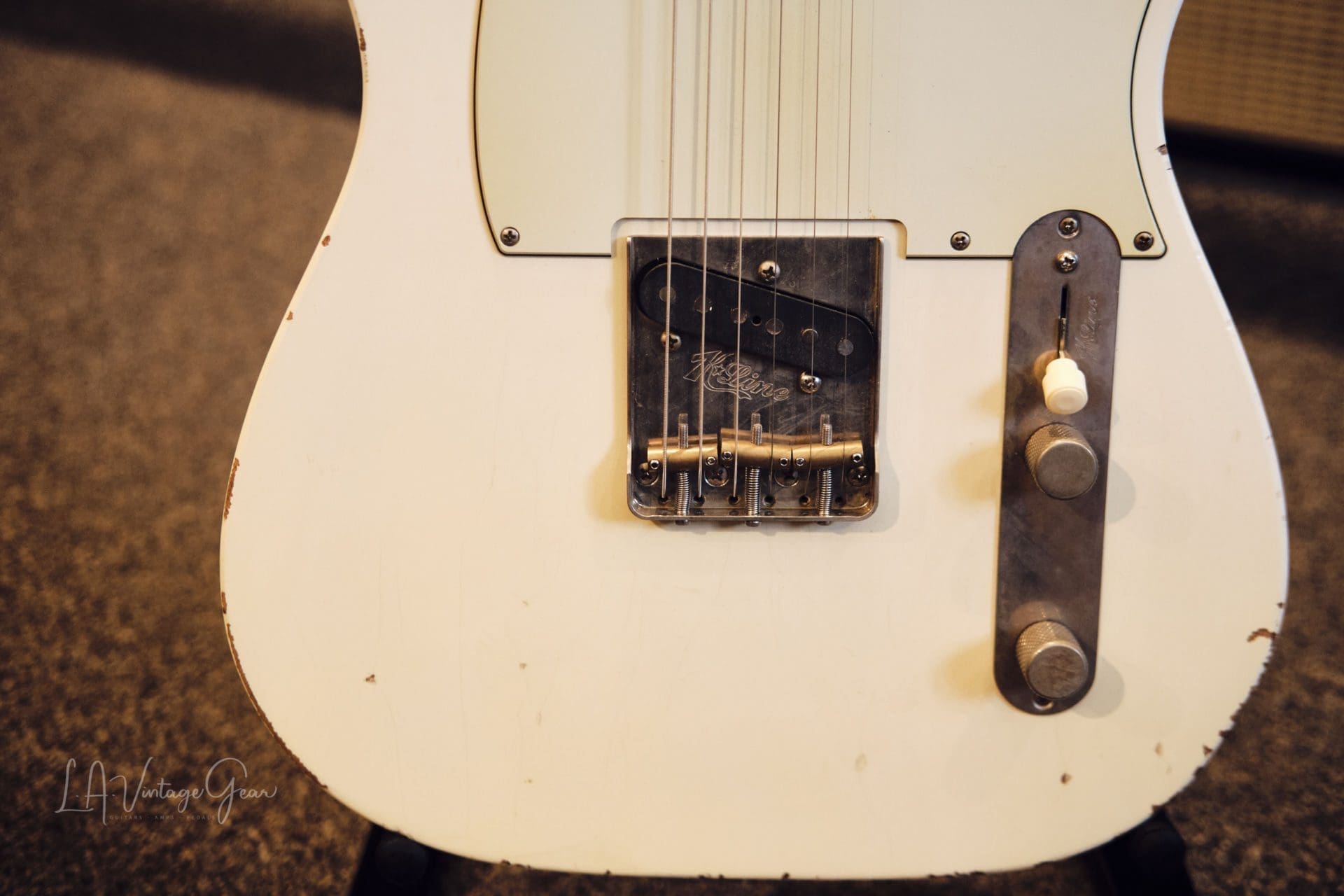 K-Line Truxton T-Style Electric Guitar in Olympic White #020148 - Brand New Build ! - Image 4