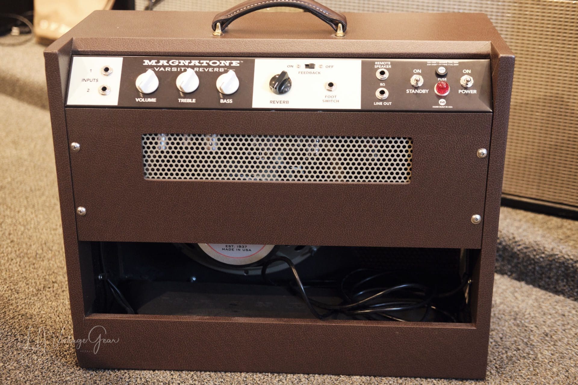 Magnatone Varsity 1x12 Combo Amplifier - Pre-Owned in Near Mint Condition! - Image 8