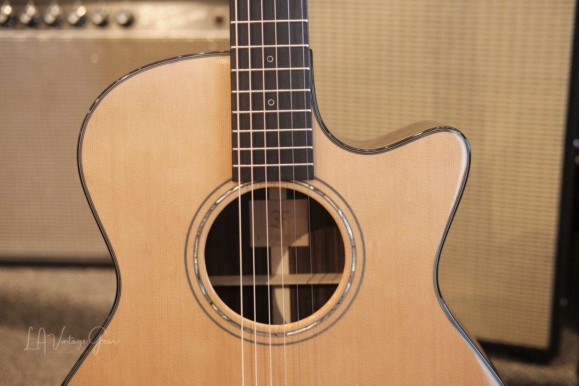 Furch 'Yellow Masters Choice' Acoustic Guitar with LR Baggs Pickup - GC-CR Model Cedar Top - MINT CONDITION! - Image 4