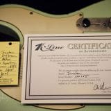 K-Line Truxton T-Style Electric  Guitar – Lightly Relic’d Surf Green Finish – Brand New!