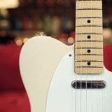 L.A. Vintage Gear Proprietary Single Cut T-Style Electric Guitar in Nicotine Blonde with a Maple Neck – Brand New!