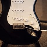 L.A. Vintage Gear Proprietary Classic Black Double Cut S-Style Electric Guitar-Our Brand New Line!