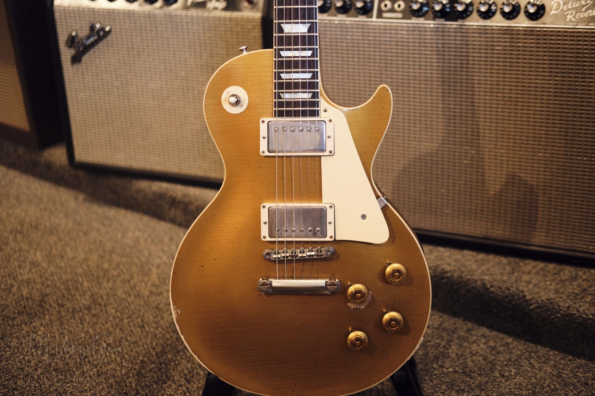 Gibson 60th Anniversary 'Heavy Aged' Gold Top Les Paul - Limited Run! Only 60 Made Worldwide! - Image 2