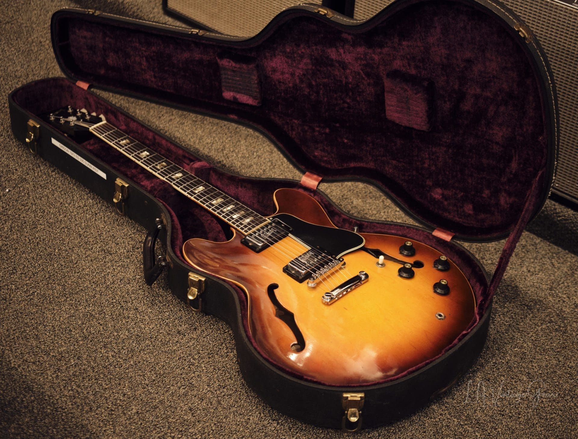 Gibson 1972 ES-335TD Semi-Hollowbody Electric Guitar - Sunburst - Image 26