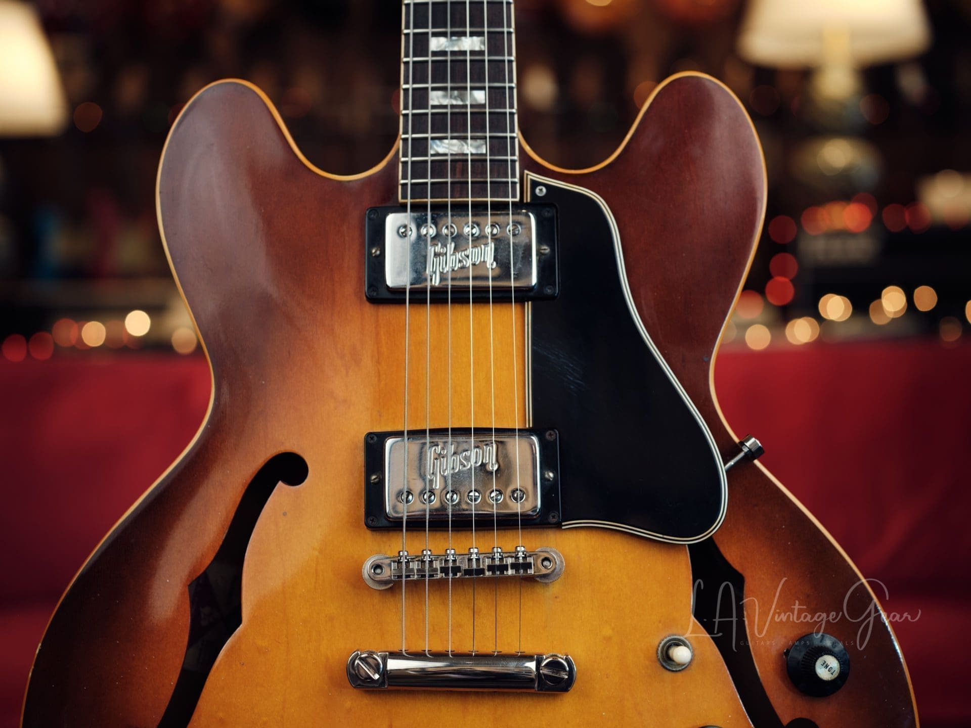 Gibson 1972 ES-335TD Semi-Hollowbody Electric Guitar - Sunburst - Image 3