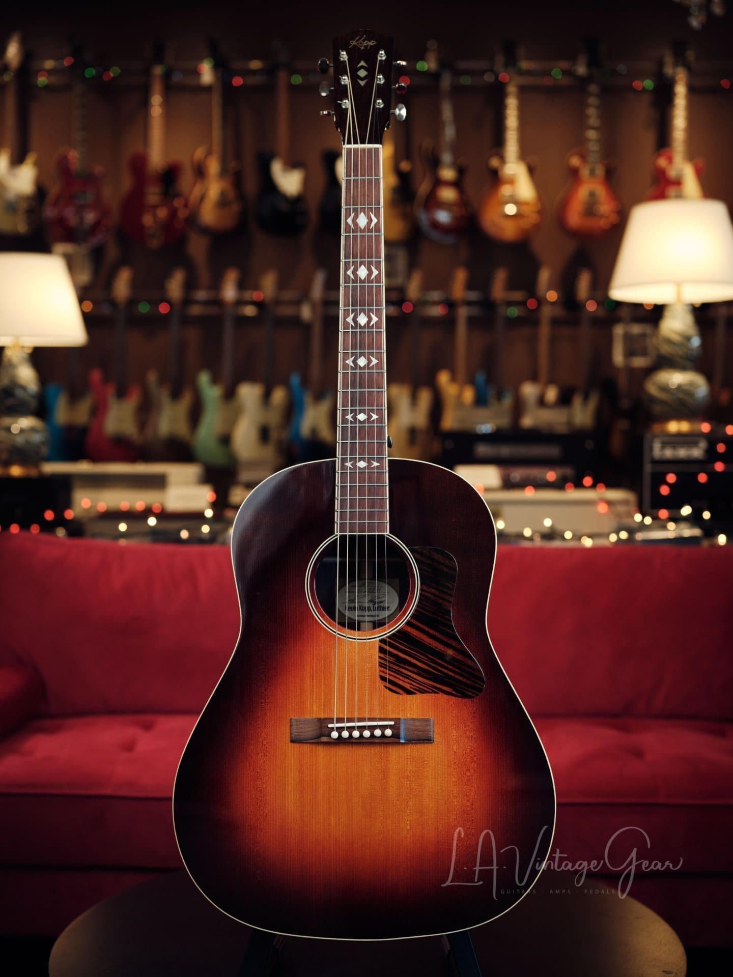 Kopp "AJ" Acoustic Guitar - Advanced Jumbo with Old Growth Adirondack Spruce & Madigascar Rosewood