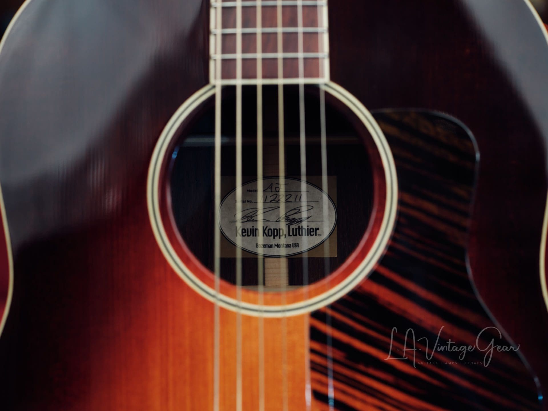 Kopp "AJ" Acoustic Guitar - Advanced Jumbo with Old Growth Adirondack Spruce & Madigascar Rosewood - Image 3