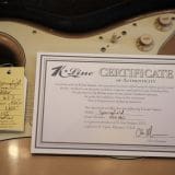 K-Line Springfield S-Style Electric Guitar-Lightly Relic’d Firemist Gold Finish #020180-Brand New!