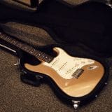 K-Line Springfield S-Style Electric Guitar-Lightly Relic’d Firemist Gold Finish #020180-Brand New!
