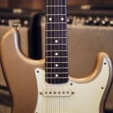 K-Line Springfield S-Style Electric Guitar-Lightly Relic’d Firemist Gold Finish #020180-Brand New!