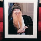 Rob Shanahan Rock Art – Billy Gibbons Framed Print