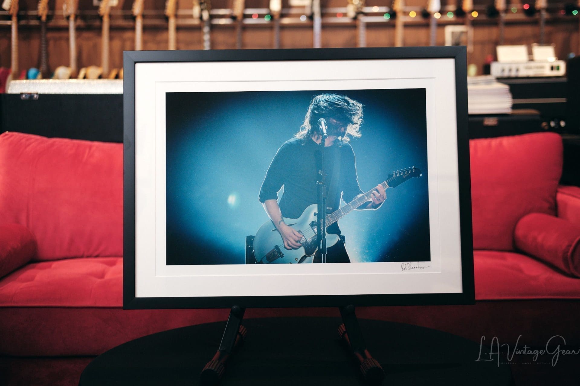 Rob Shanahan Rock Art – Dave Grohl Framed Print