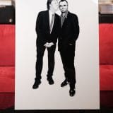 Rob Shanahan Rock Art – Paul McCartney Kissing Ringo Starr – LTD Metal Print!