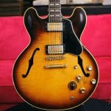Gibson Vintage 1961 ES-345TD Semi-Hollowbody Electric Guitar-3 Tone Sunburst Finish
