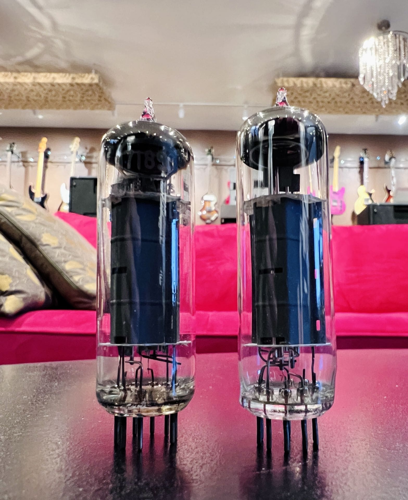 Vintage Tung-Sol 7189 Matched Pair of Tubes - Tests NOS - great for EL84 circuits! Hot Rod Your Amp w/ Vintage Tubes