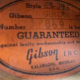 Gibson Vintage 1961 ES-345TD Semi-Hollowbody Electric Guitar-3 Tone Sunburst Finish