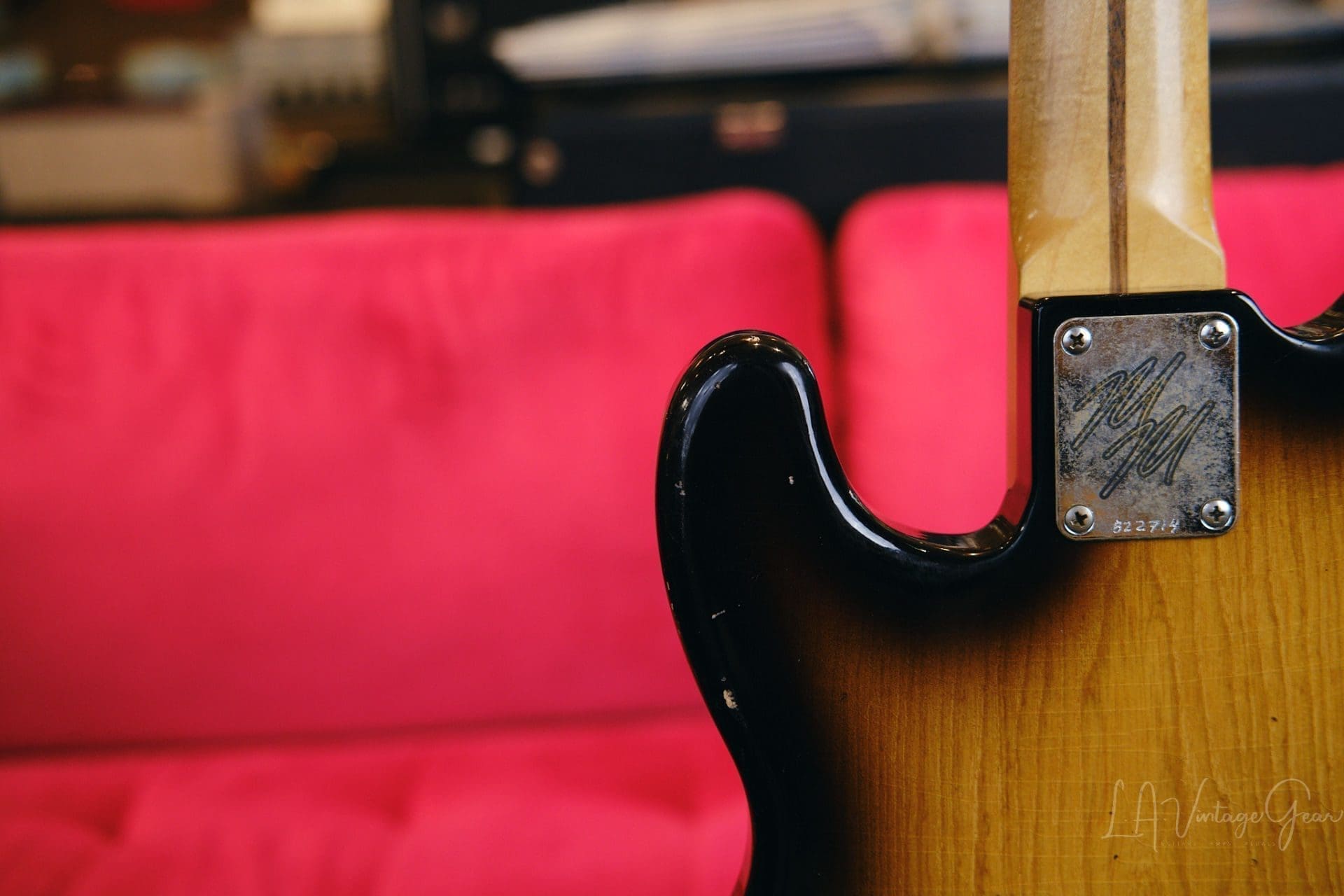 Mario Martin '54 P-Style Bass with Split Pickup - Relic'd 2 Tone Sunburst Finish - Image 16