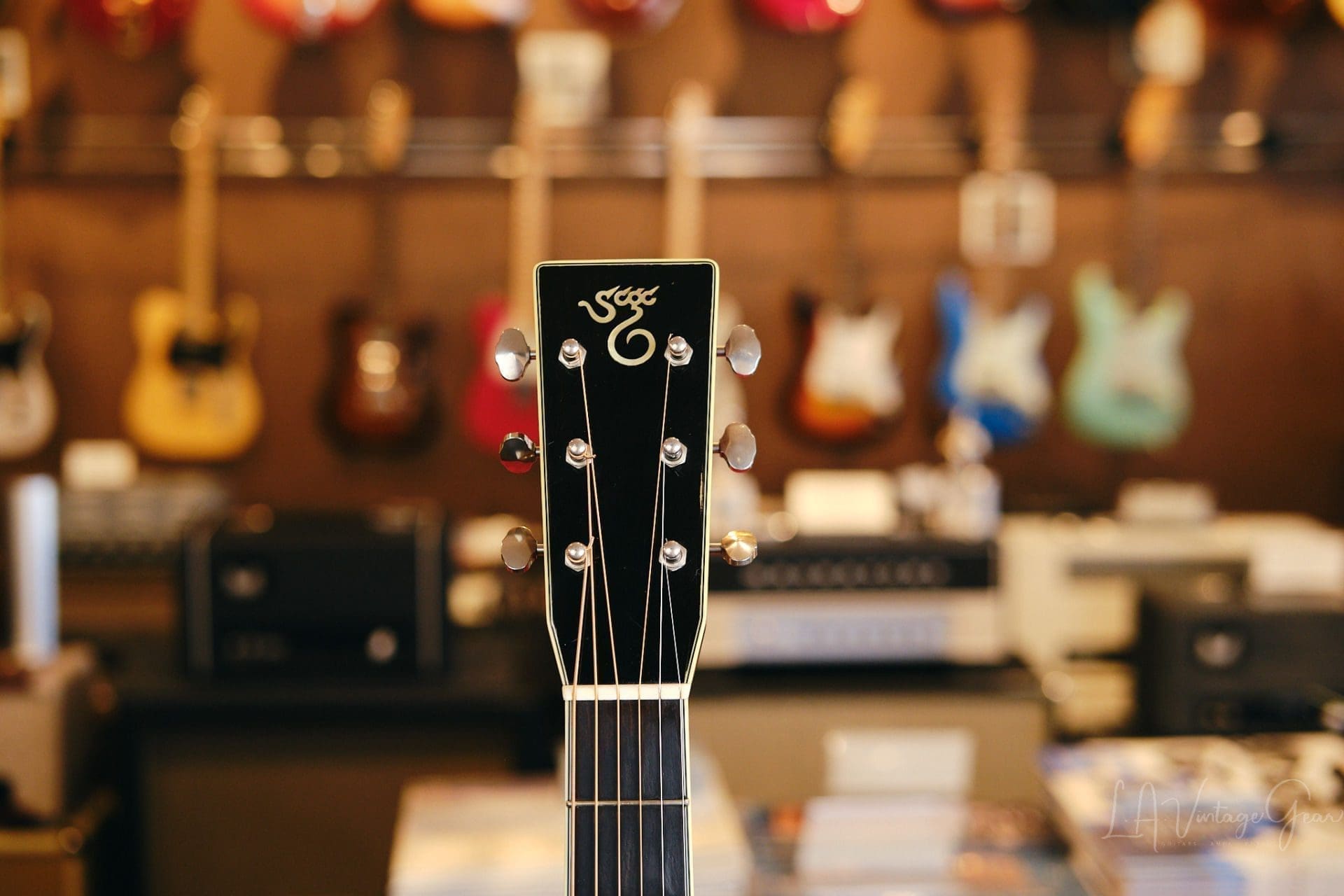 Santa Cruz 'Vintage Artist' Dreadnought Acoustic Guitar 1999 - Sitka Spruce Top & Rosewood Back & Sides - Image 6