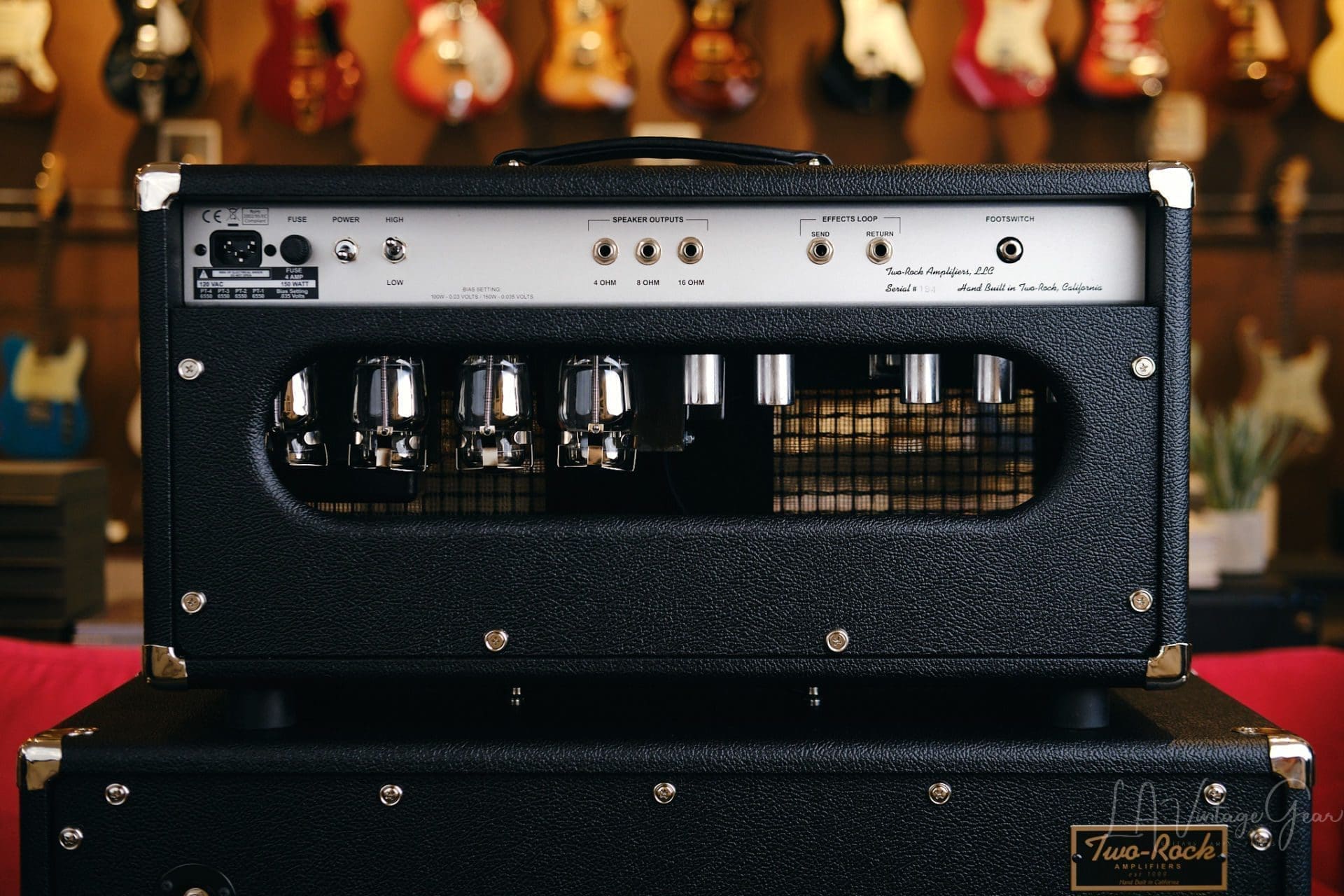 Two Rock Silver Sterling 150 Watt Head & 2x12 Cab-Black Tolex Finish & Marshall Style Grill & Covers! - Image 12