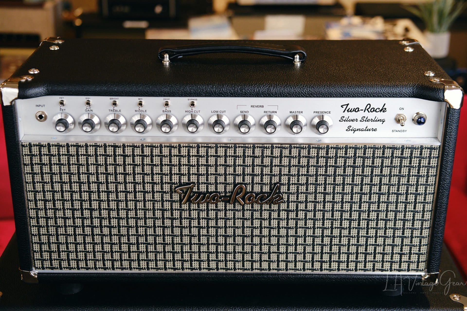 Two Rock Silver Sterling 150 Watt Head & 2x12 Cab-Black Tolex Finish & Marshall Style Grill & Covers! - Image 6