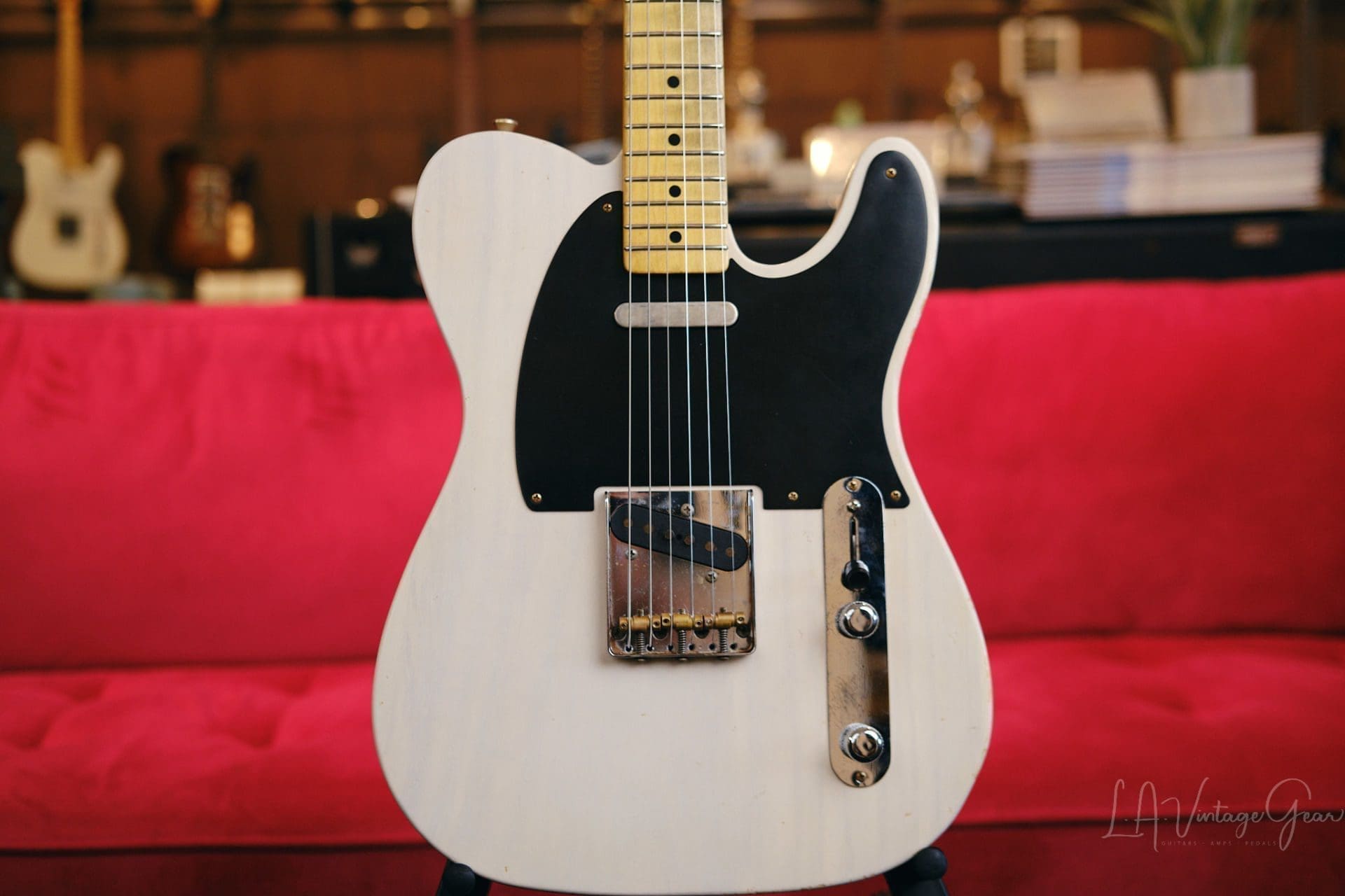 Mario Martin Model T Lightly Relic'd Electric Guitar-Mary Kay Finish & Arcane Pickups! Brand New! - Image 2