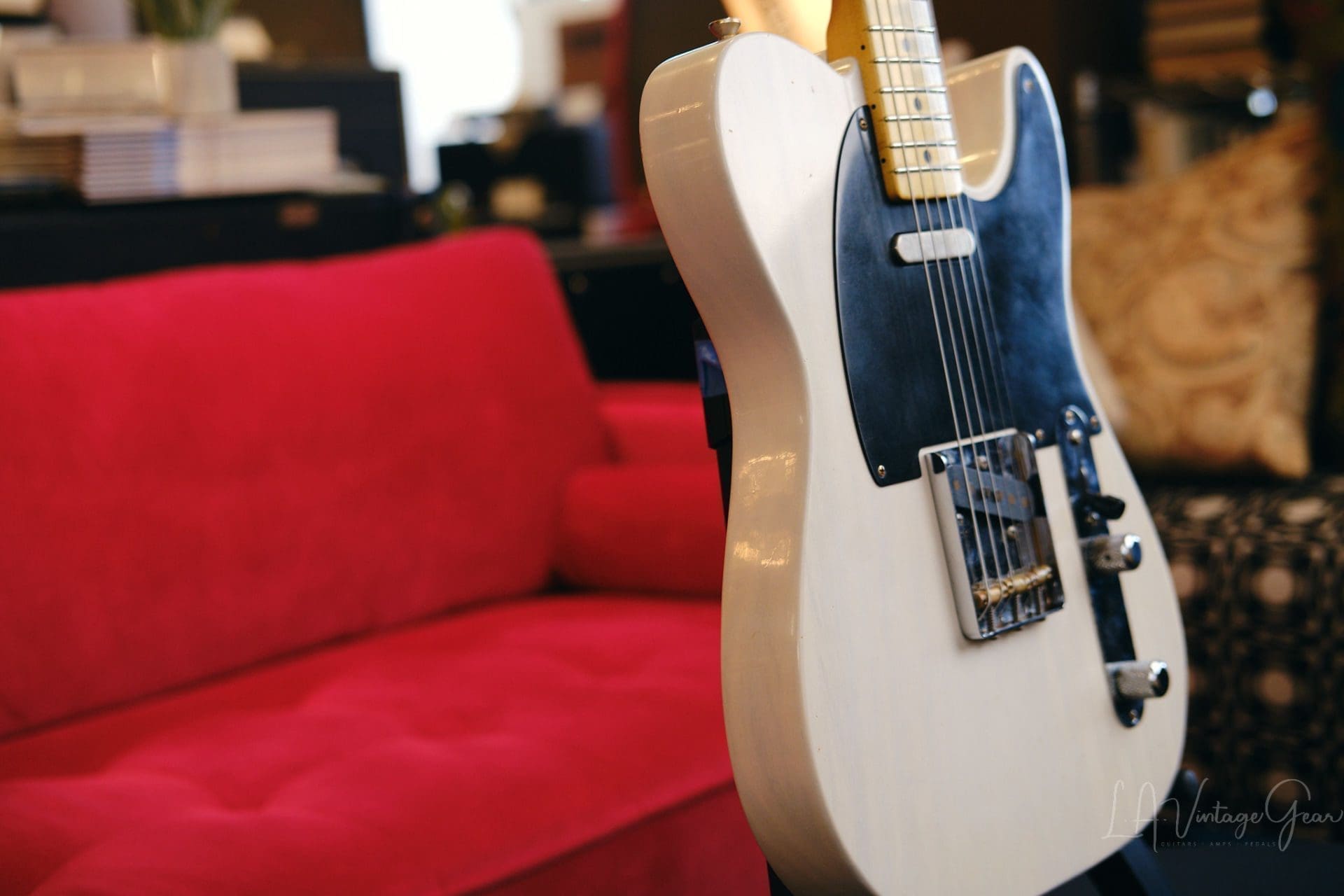 Mario Martin Model T Lightly Relic'd Electric Guitar-Mary Kay Finish & Arcane Pickups! Brand New! - Image 3