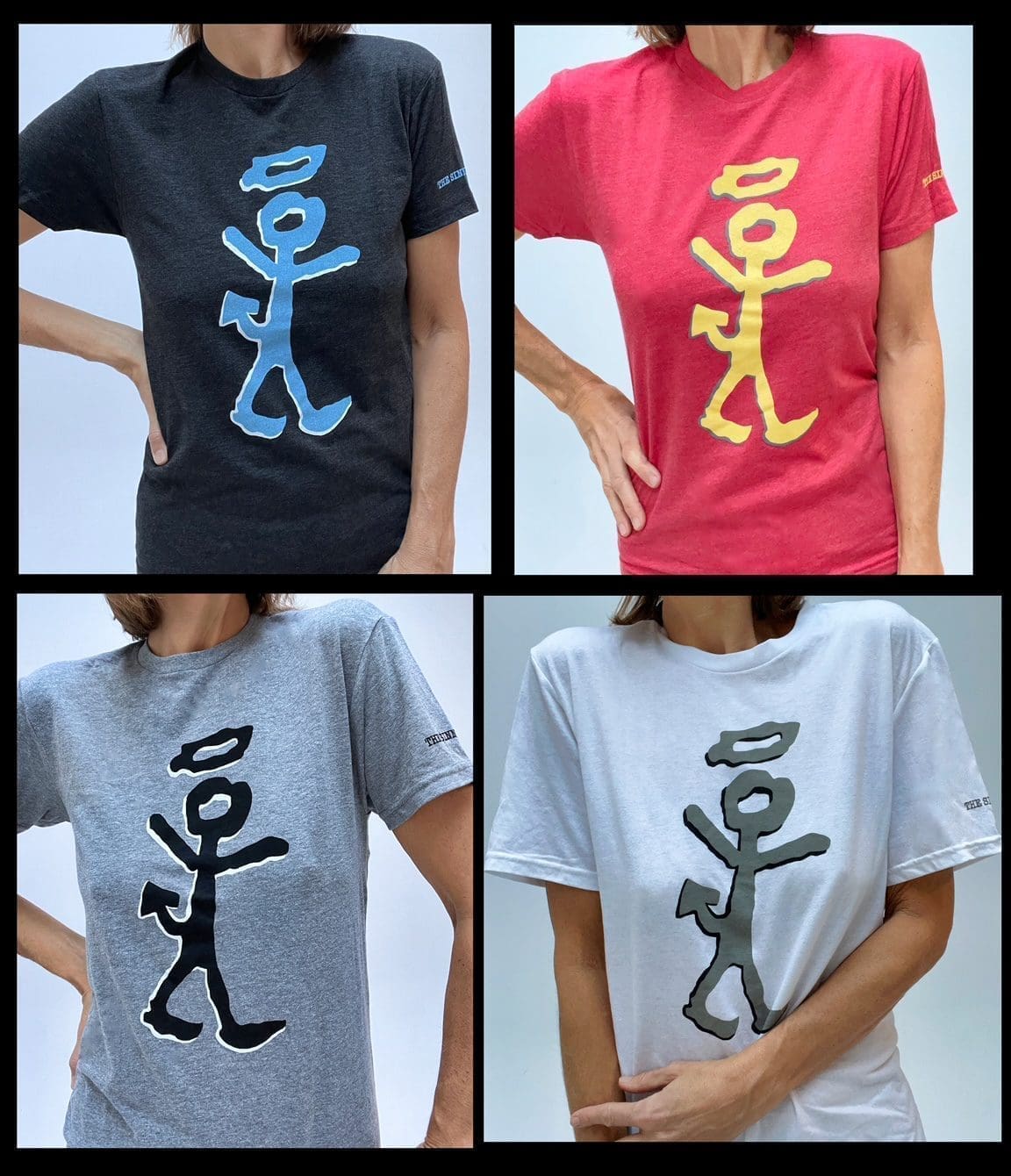 "Sinning Saint" Unisex Black T-Shirt by Will Lee - Size Small (S) - All tees available in other sizes - Image 3