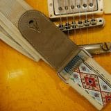 Guitar Strap Beautifully Hand Embroidered in Colombia – Design #10