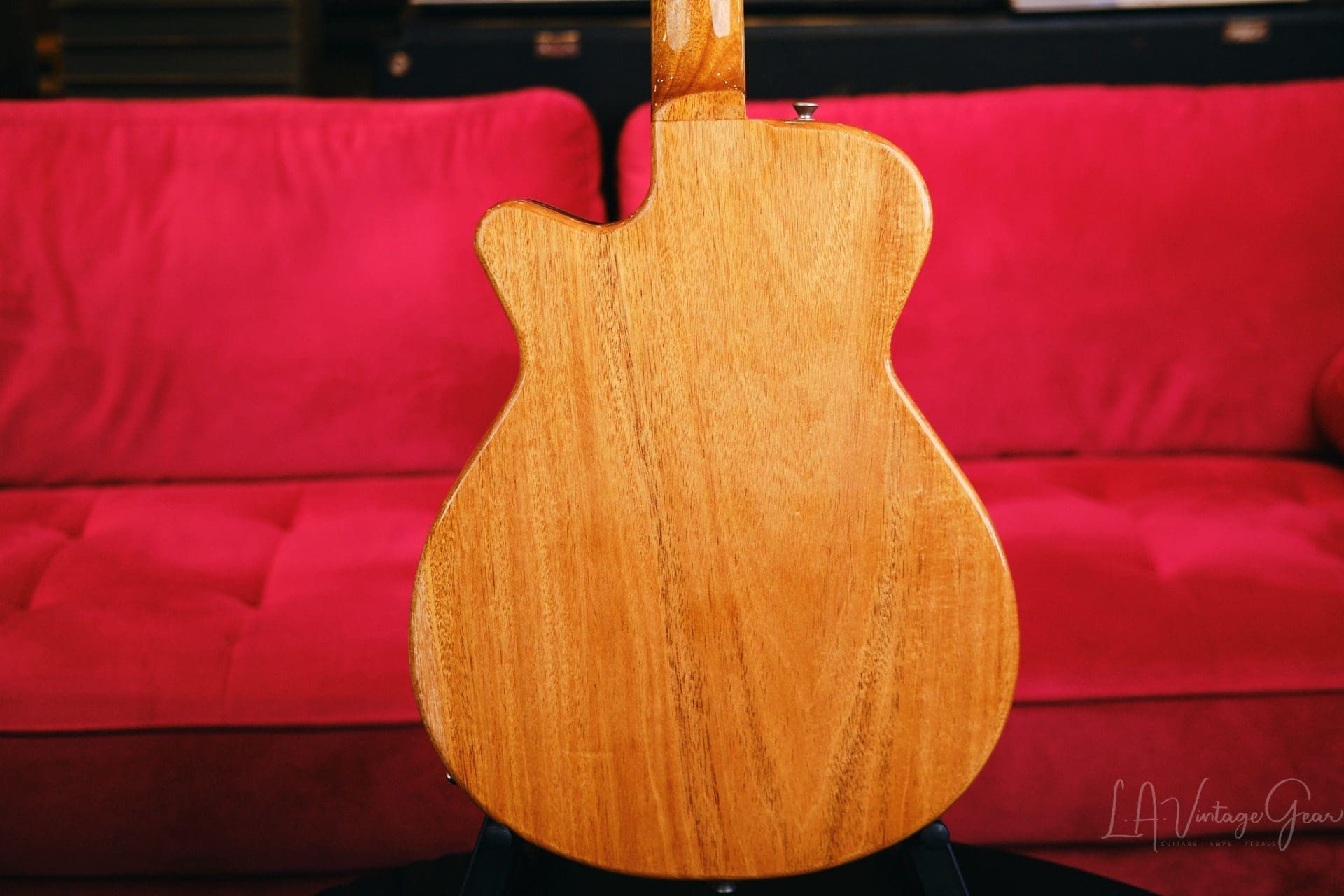 Grez Mendocino Natural Single Cut Electric Guitar - Solid Old Growth Redwood Top & Lollar Pickups - Image 11