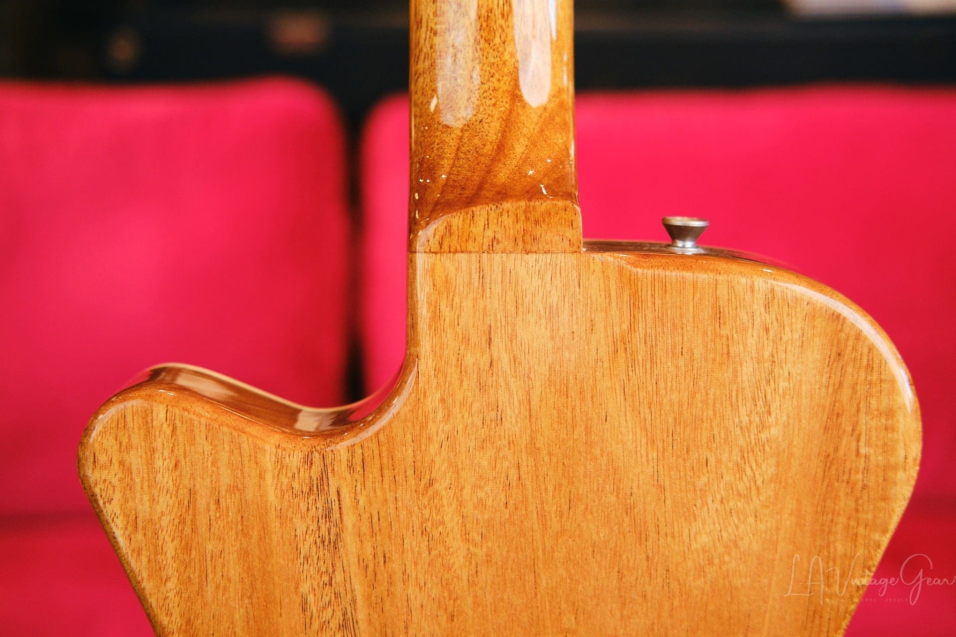 Grez Mendocino Natural Single Cut Electric Guitar - Solid Old Growth Redwood Top & Lollar Pickups - Image 14