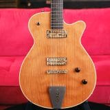 Grez “Mendocino” Natural Single Cut Electric Guitar – Solid Old Growth Redwood Top & Lollar Gold Foil Pickups!