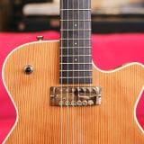 Grez “Mendocino” Natural Single Cut Electric Guitar – Solid Old Growth Redwood Top & Lollar Gold Foil Pickups!