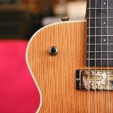 Grez “Mendocino” Natural Single Cut Electric Guitar – Solid Old Growth Redwood Top & Lollar Gold Foil Pickups!