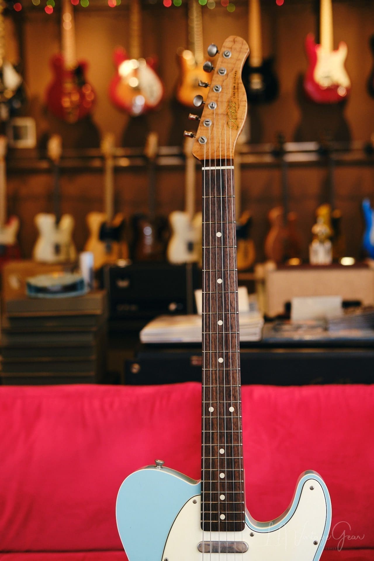 Xotic XTC1 T-Style Double Bound Electric Guitar-Sonic Blue Finish / SKB Case / Brand New Build ! - Image 12