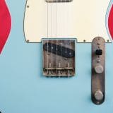 Xotic XTC1 T-Style Double Bound Electric Guitar-Sonic Blue Finish / SKB Case / Brand New Build !