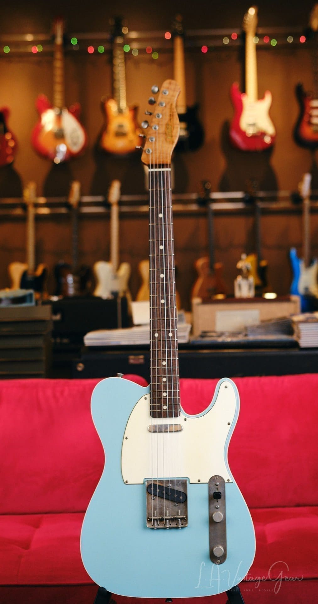 Xotic XTC1 T-Style Double Bound Electric Guitar-Sonic Blue Finish / SKB Case / Brand New Build !