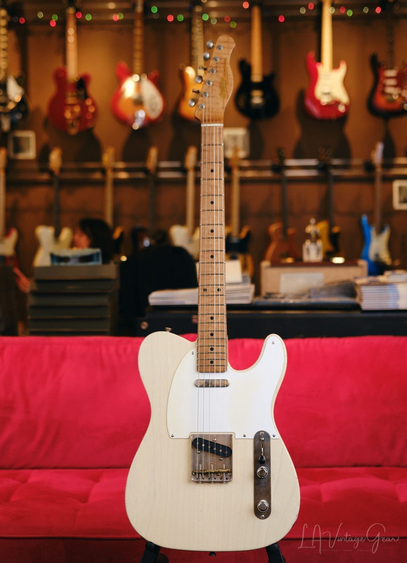 Xotic XTC1 T-Style Electric Guitar-White Blonde Finish & Maple Fingerboard- SKB Case - Brand New !