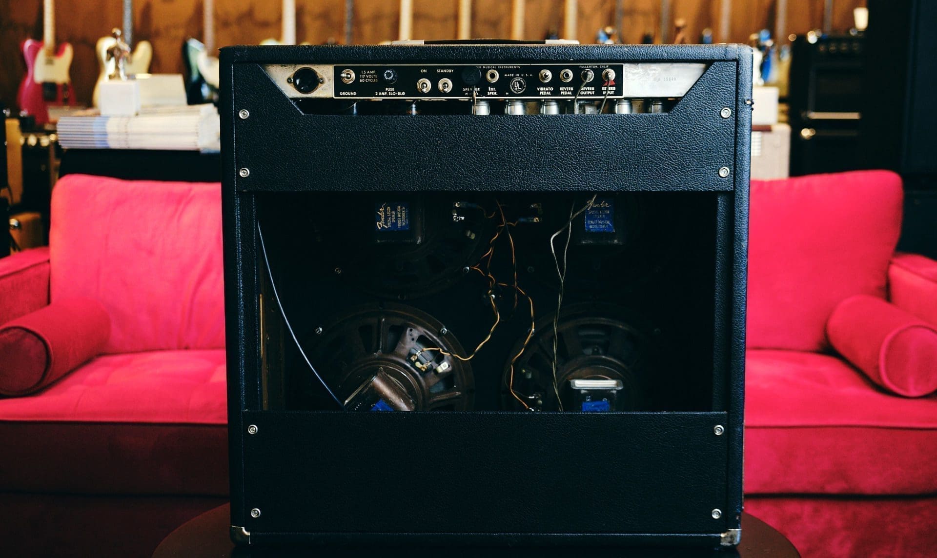 Fender 1966 Super Reverb Guitar Amplifier - A Great Workhorse of an Amp in Good Working Condition! - Image 7