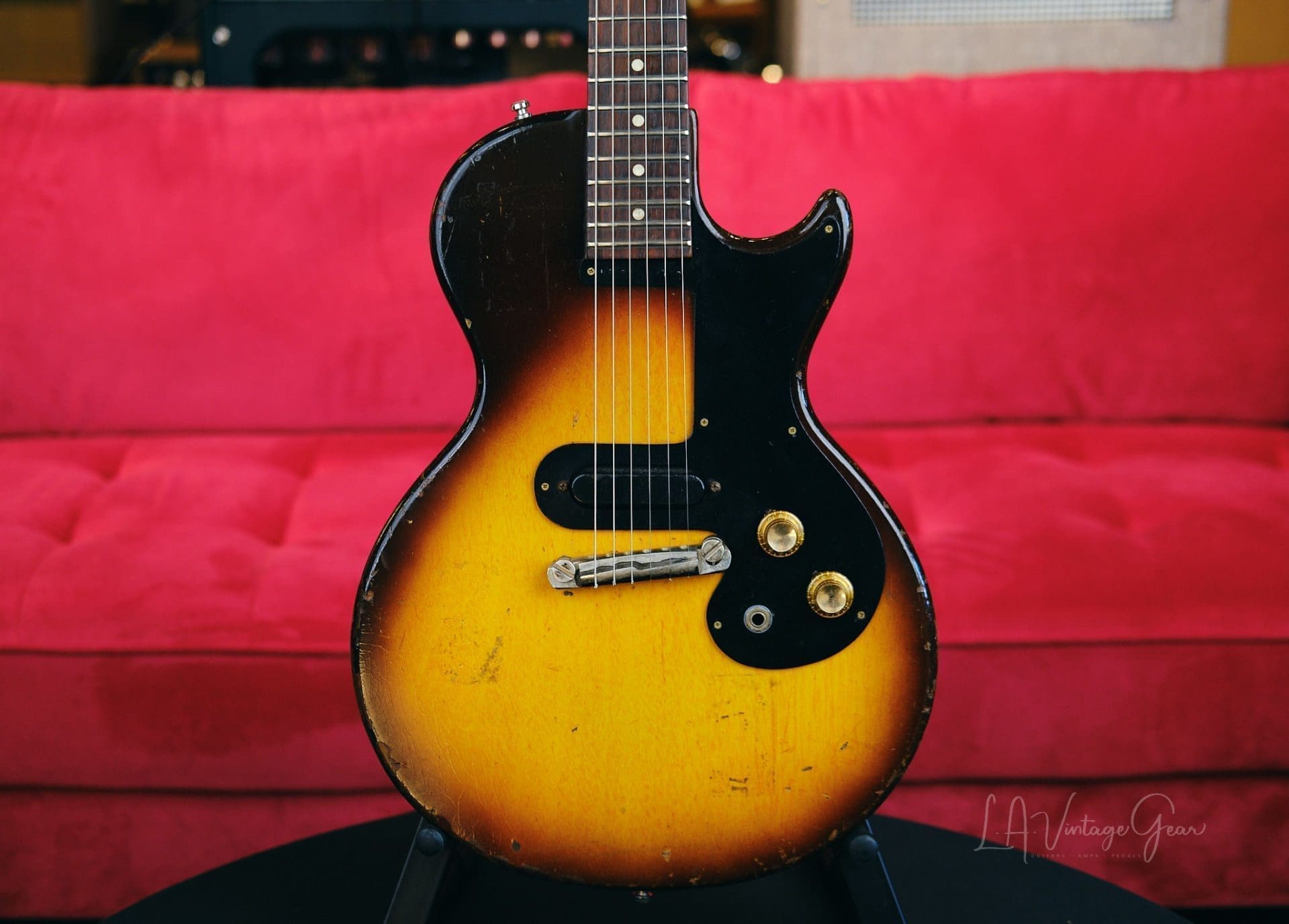 Gibson 1960 Single Cutaway Melody Maker Electric Guitar - Sunburst Finish & New Refret! - Image 2