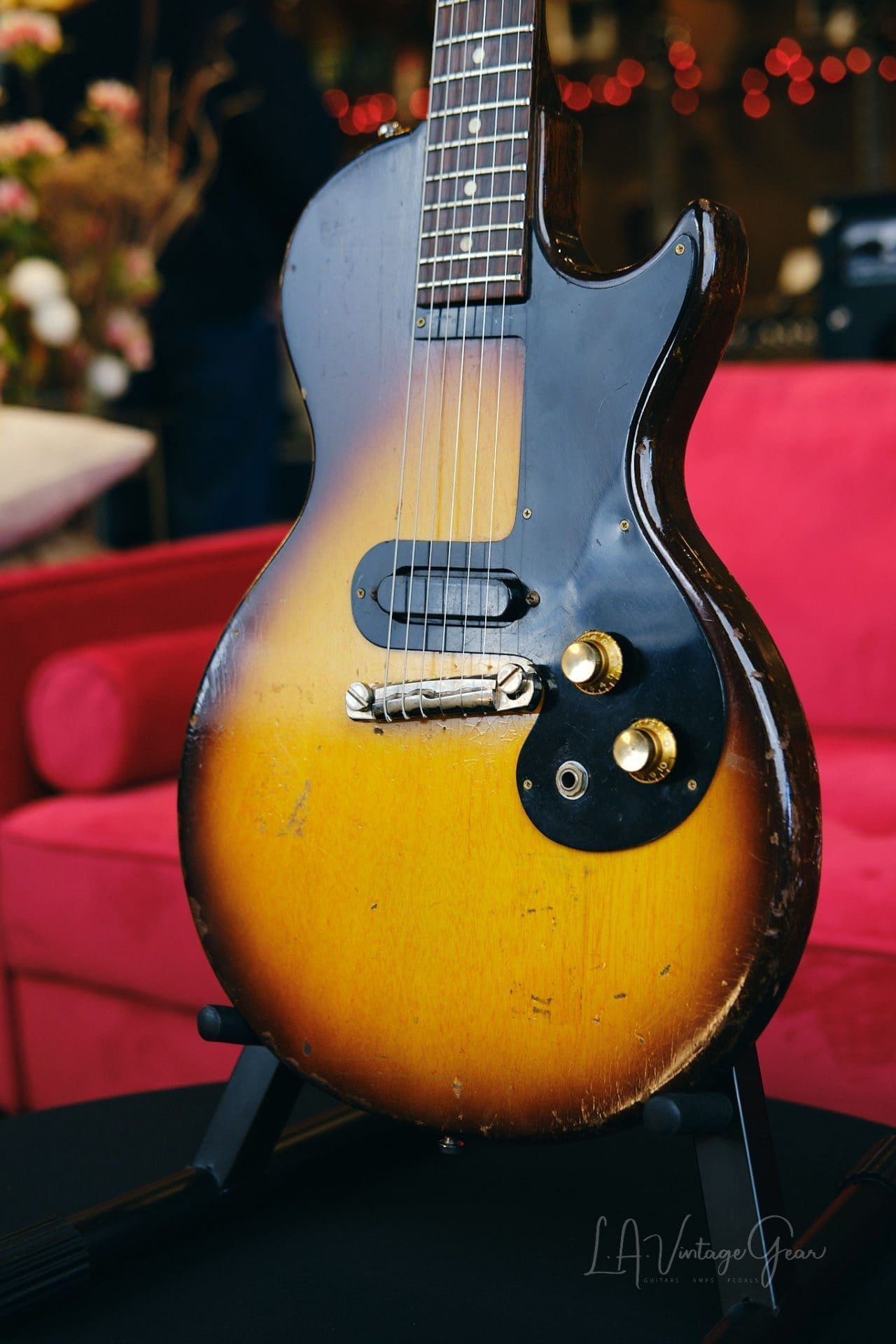 Gibson 1960 Single Cutaway Melody Maker Electric Guitar - Sunburst Finish & New Refret! - Image 10