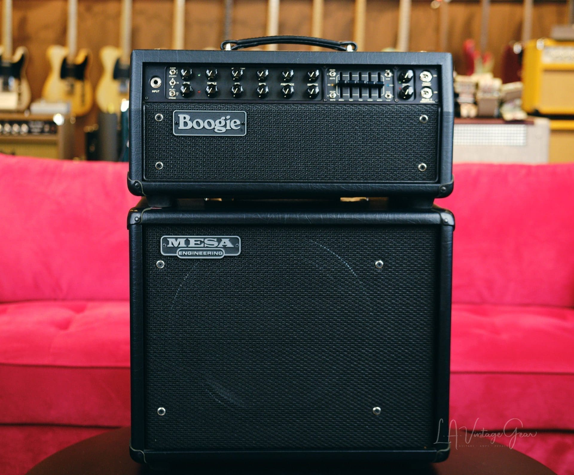 Mesa Boogie Mark V 35W Head-Black Tolex Finish with Rackmount, Footswitch, & Cover-Mint Condition! - Image 23