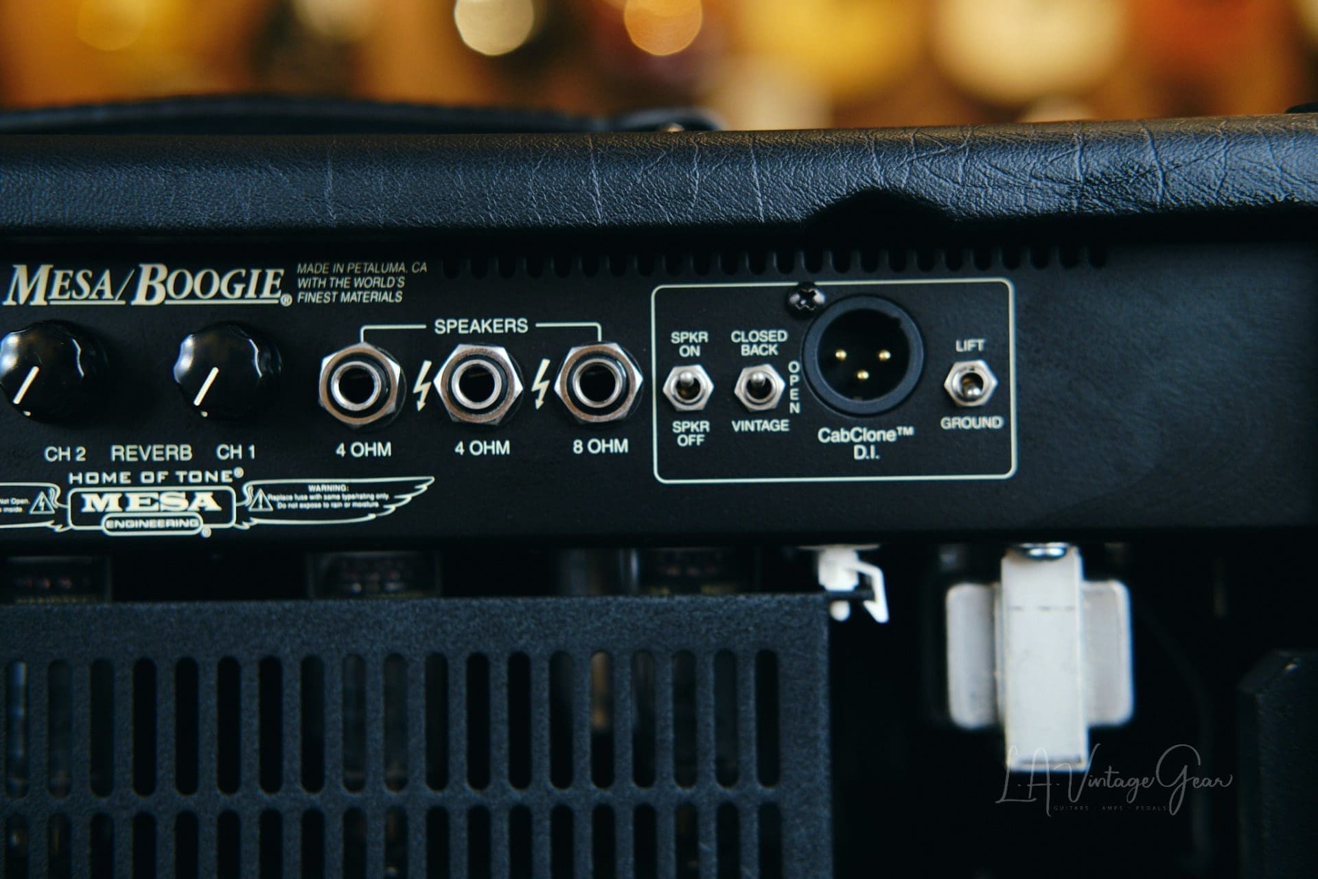 Mesa Boogie Mark V 35W Head-Black Tolex Finish with Rackmount, Footswitch, & Cover-Mint Condition! - Image 12