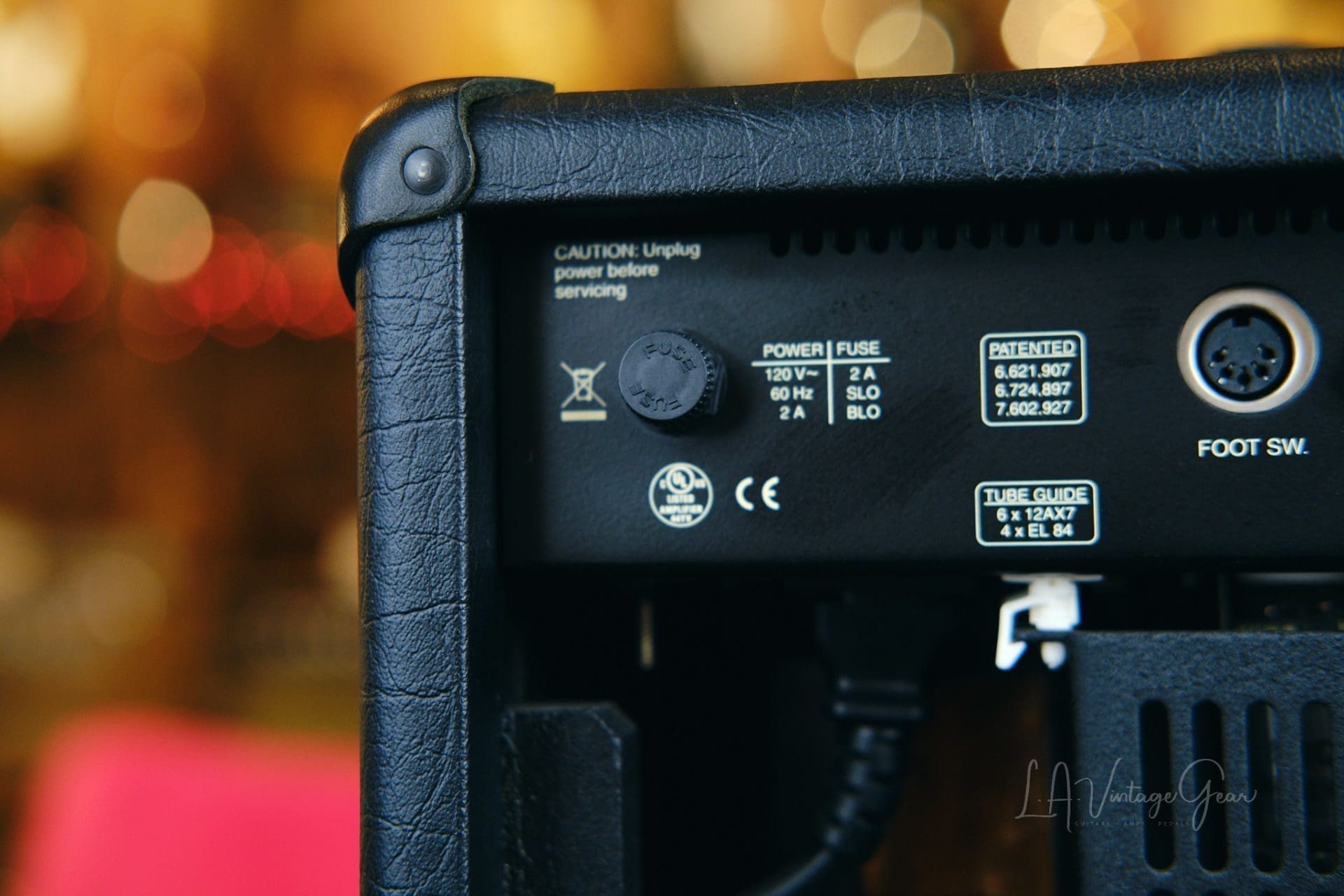 Mesa Boogie Mark V 35W Head-Black Tolex Finish with Rackmount, Footswitch, & Cover-Mint Condition! - Image 15