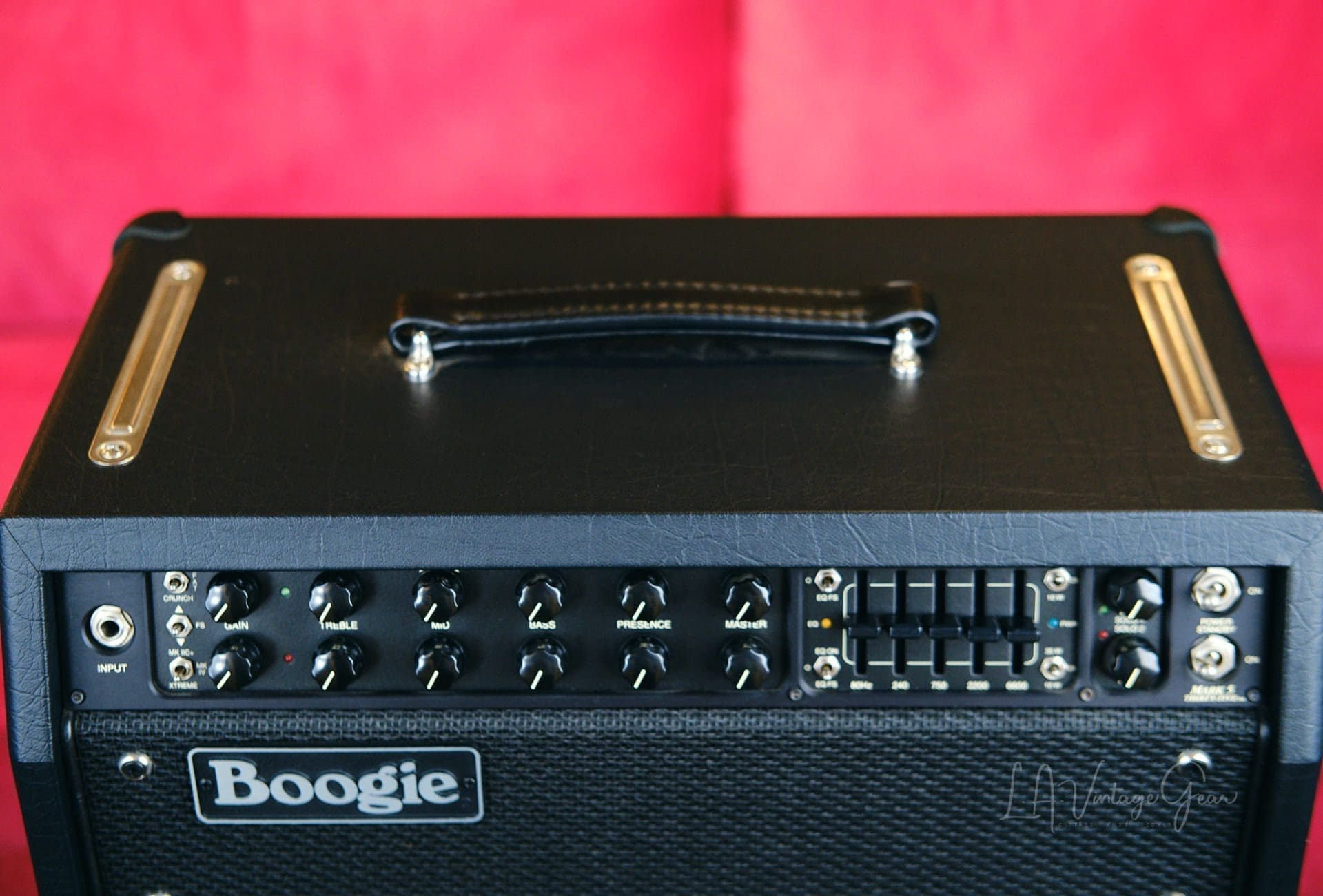 Mesa Boogie Mark V 35W Head-Black Tolex Finish with Rackmount, Footswitch, & Cover-Mint Condition! - Image 6