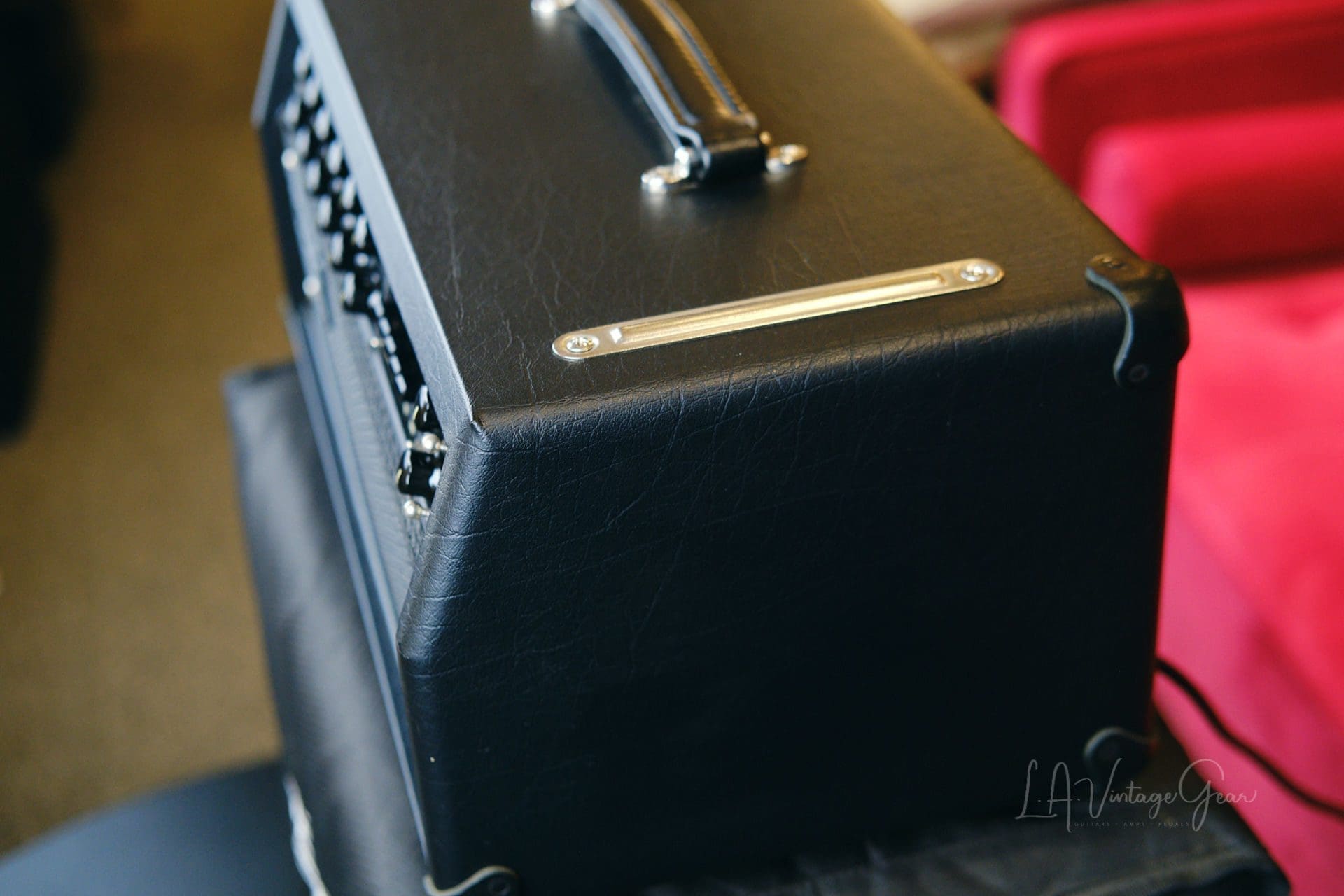 Mesa Boogie Mark V 35W Head-Black Tolex Finish with Rackmount, Footswitch, & Cover-Mint Condition! - Image 8